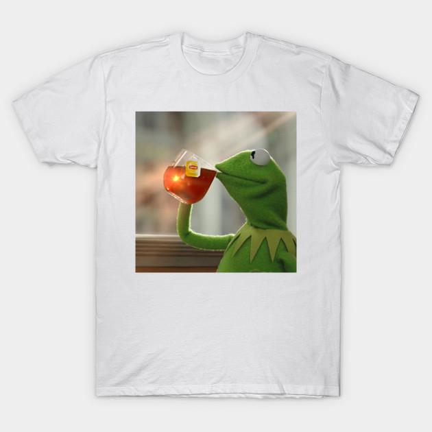 Herren Schwarzes Print-T-Shirt Kermi Die Legende No-Cut Transferpapier Print Baumwoll-T-Shirt