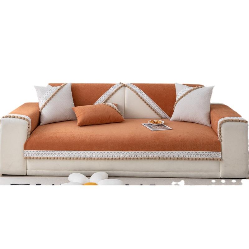 Light Luxury Chenille Sofa Cushion Simple Internet Celebrity  New French Four-Season Universal Non-Slip Sofa Cover Cover Cloth
