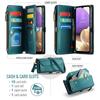 For Samsung Galaxy A32 5G/M32 5G Leather Case CASEME C36 Zipper Multiple Card Slots Phone Cover with Straps