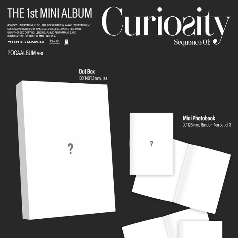 [PRE ORDER] AND2BLE – 1st Mini Album Sequence 01 Curiosity (POCAALBUM Ver.)