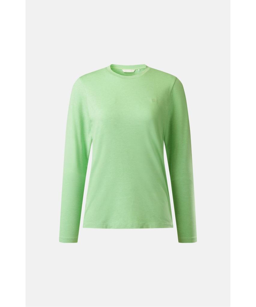 Koolongseupocheu Women'S Soft Feel Round Neck Long Sleeve T-Shirt Jktbs26102Lgr
