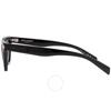 Saint Laurent Dark Grey Smoke Cat Eye Ladies Sunglasses Sl 462 Sulpice 001 53