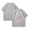 2026 Summer New Pattern Tshirt  Animestyle Cherry Blossom Print ShortSleeved Comfortable Casual Tshirt
