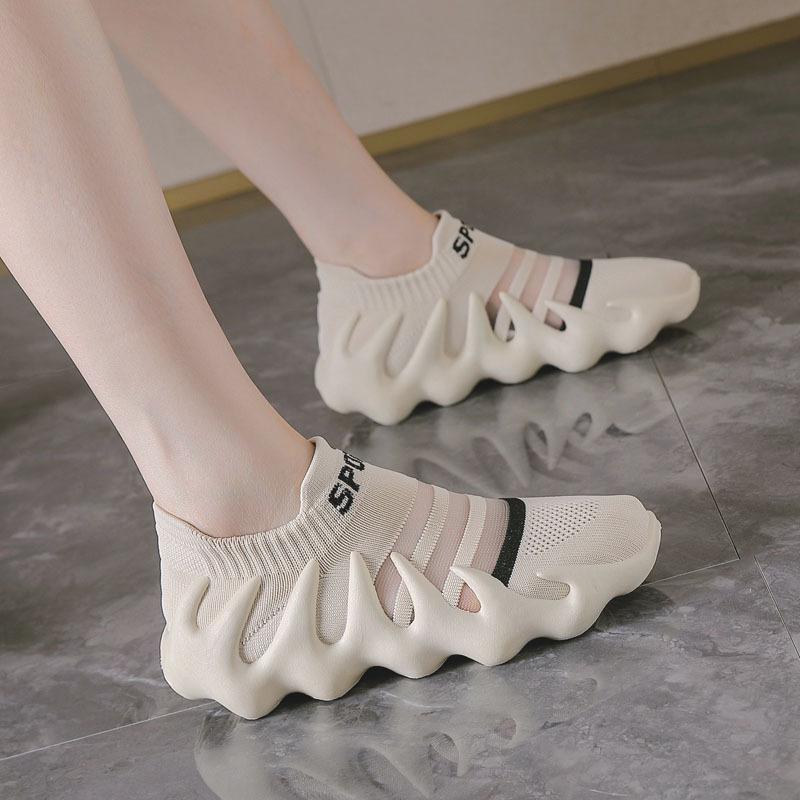 Flying knitting sneakers socks octopus gym treadmill shoes yoga indoor and outdoor soft soles lightweight