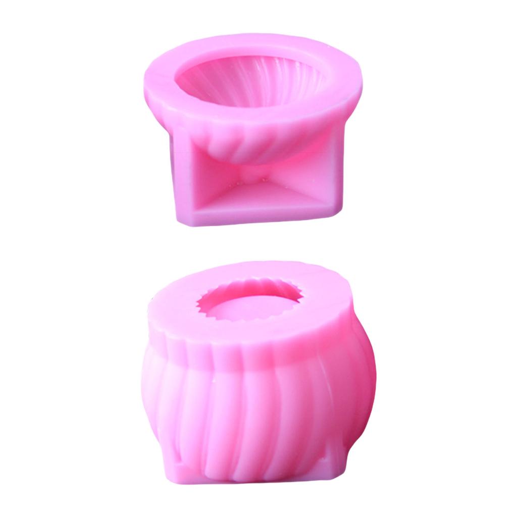 DIY Epoxy Resin Storage Container Silicone Mold Sphere Jar With Lid For Candle Holder And Storage Box Christmas