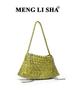 Borsa intrecciata fatta a mano: Borsa a Tote Retro alla Moda, Versatile da Portare Sottobraccio o a Spalla, Perfetta per Mamma e Bambino.