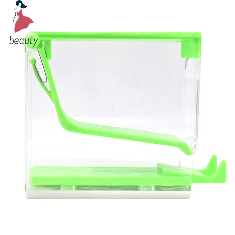 Dental Cotton Roll Dispenser Holder Press Type Box Holder Dental White Blue Color Orthodontics Products Dentistry Lab Supplies