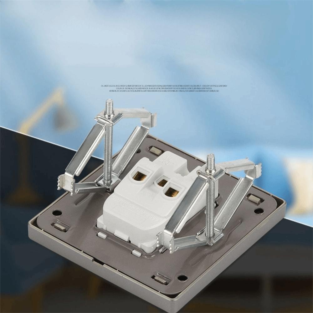 Useful Metal Socket Box Holder Wall Mount Fixed Wall Repair Wall Switch Socket Replacement Box Support Rod Old Dark Box Repair