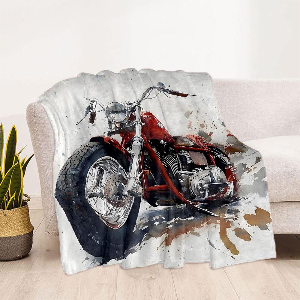 Motocross Adventure Sport Flanelldecke - Weich und geeignet für Sofas, Betten, Büros, Reisen, alle Jahreszeiten und das beste Geschenk für die Feiertage.
