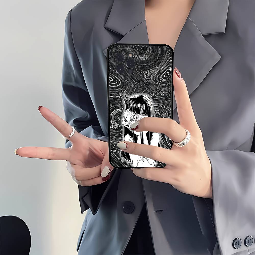 

Японский Хоррор Комикс Томиэ Винтажный Чехол для Телефона Для IPhone 17 16 15 Plus X 14 11 12 13 Mini Pro Max Мобильный Чехол iPhone 12 pro