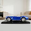 1:24 1965 Shelby Cobra Convertibile Roadster Modello Simulazione Suono Luce Gomma da Tirare Assorbimento degli Urti Regalo di Compleanno per Ragazzi