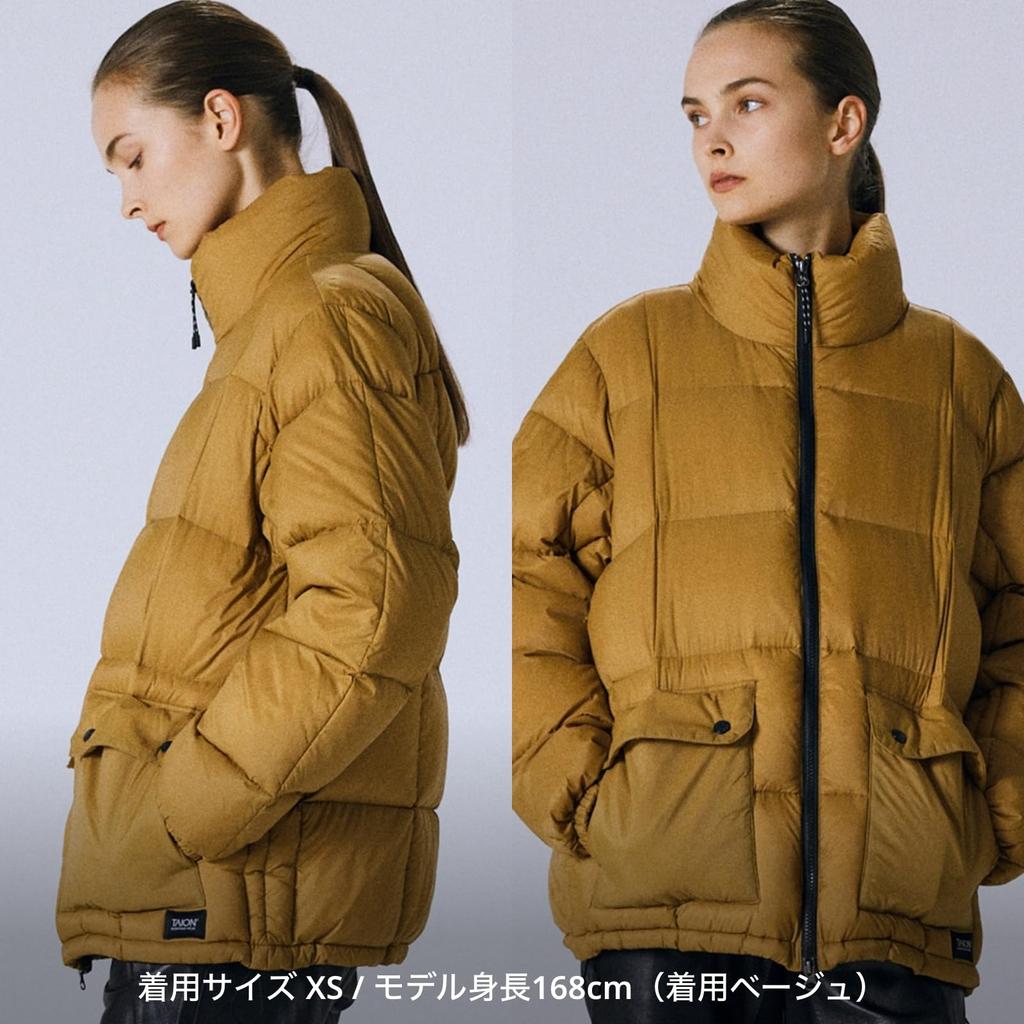 Taion Unisex Packable High Neck Down Jacket 102VZMT