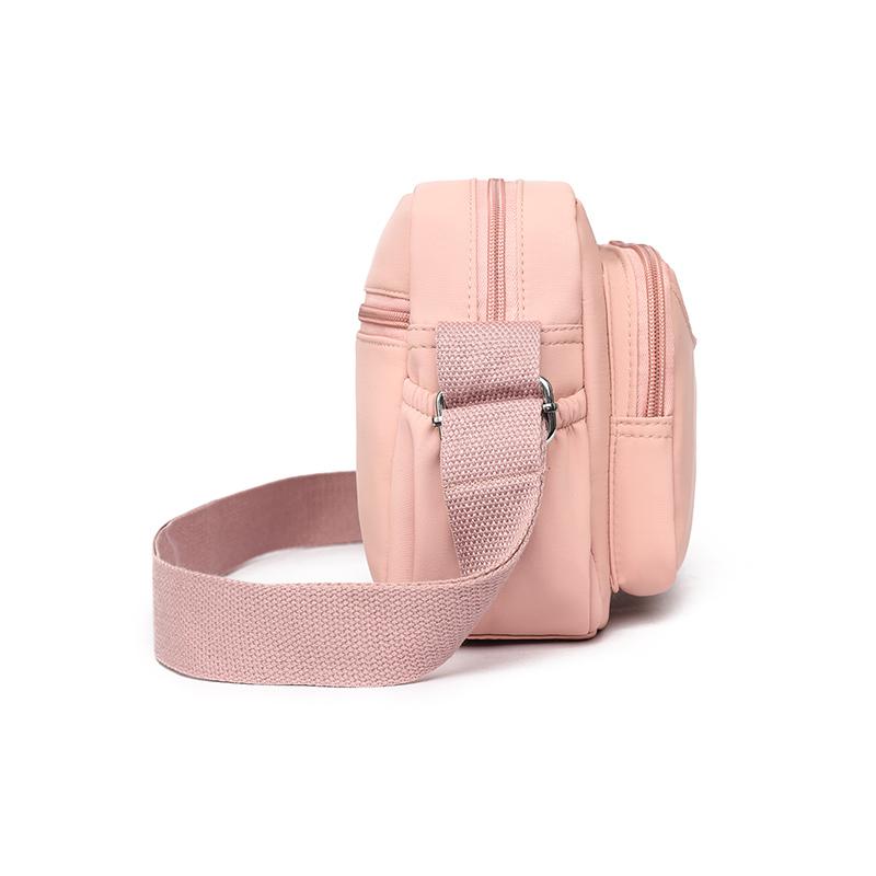 Versatile Women's Single Shoulder Bag, Casual and Simple Crossbody Bag, Waterproof Nylon Handbag Daily Use Phone Bag and Purses