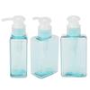 3PCS 100ml Pump Bottle Plastic Empty Soap Dispenser Shampoo Body Wash Lotion Container for Travel