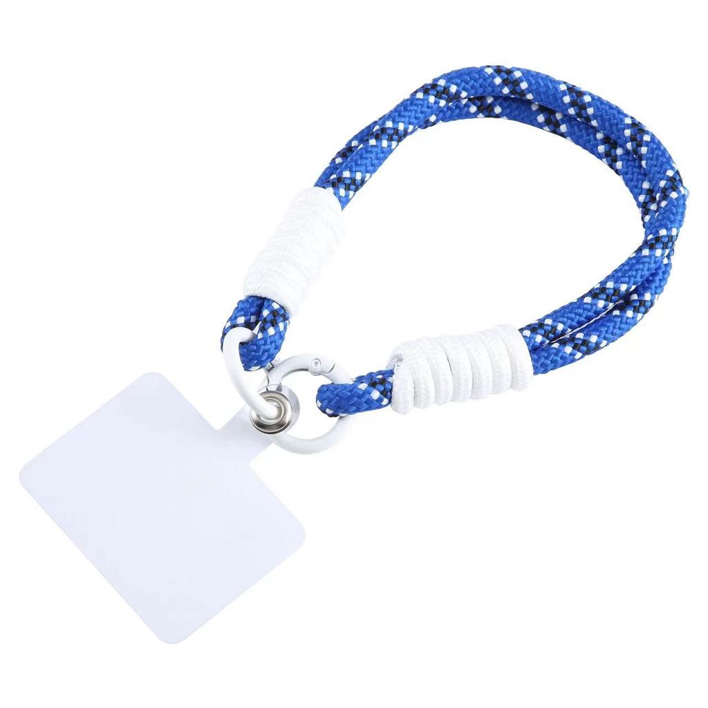 Phone Lanyard Dual-Strand Nylon 26cm Short Wrist Strap Hand Strap with Tether Tab