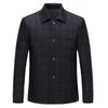 Coat Wool Jacket Men's Lapel Thick Coat for Leaders and Cadres Middle-aged and Elderly Dad Wool Button Top
