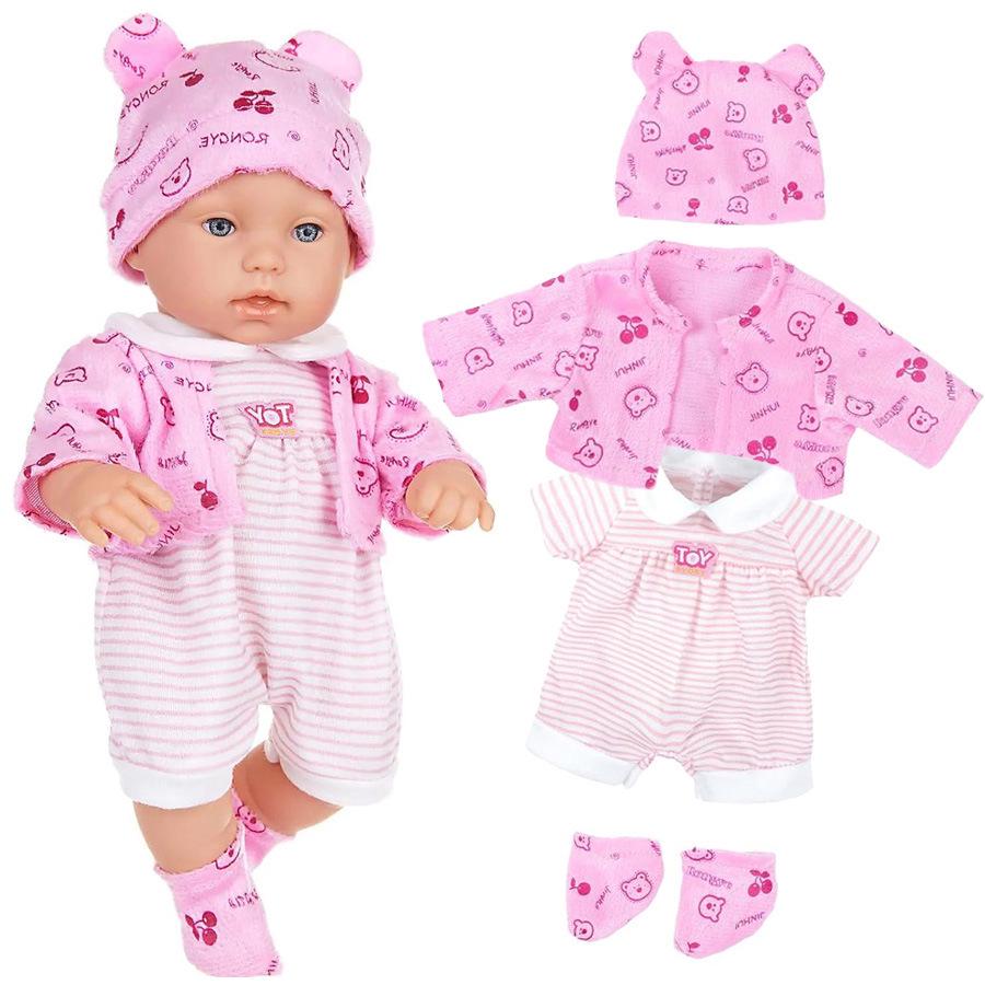 30CM Reborn Baby Doll Set - 12 Inch Children's Comfort Vinyl Doll