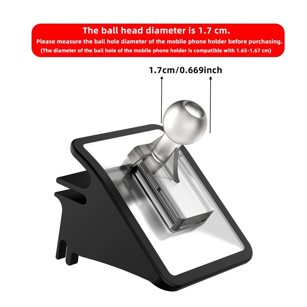 TEEQ Car Phone Holder for Tesla Model Y Juniper Model3 Highland Magnetic Charger Stand Adjustable Extend Mount