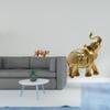 Brass Elephant Animal Statue Figurine Creative Collectable Feng Shui Decor Antique Ornament Resin