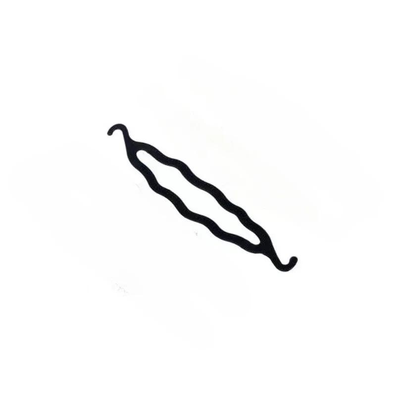 Set da 6 pezzi Strumento per trecce per capelli Fermaglio per capelli Fermaglio per capelli Rullo per chignon Creatore Twister Arricciacapelli Coda di cavallo Portatile Hair DIY Strumenti per accessori di styling