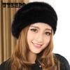 Winter Women's Rabbit Fur Beret Korean Version Warm Knitted Woolen Hat British Painter Hat
