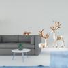 European Animal Brass Reindeer Figurine Antique Collectable Sculpture Feng Shui Decor for Cafe Shelf