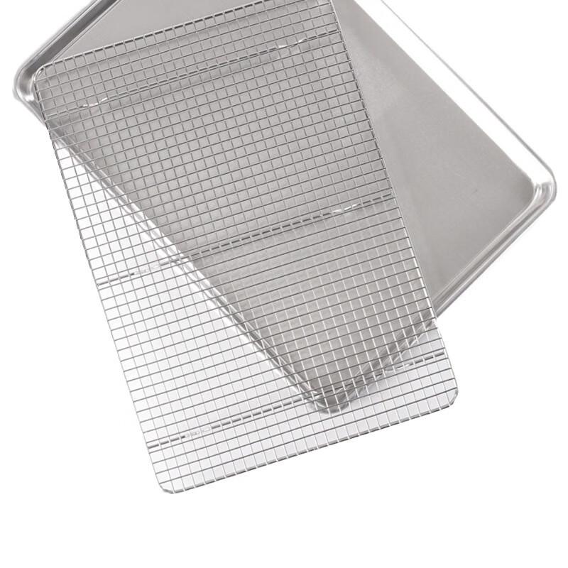 

ZISIZ Stainless Steel Rectangular Baking Pan with Cooling Rack