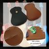 1pc Guitar Pick Storage Case-18 Picks Capacity,PU Leather Guitar-Shaped Design with Retro Style,Guitar Pick Storage Bag Portable