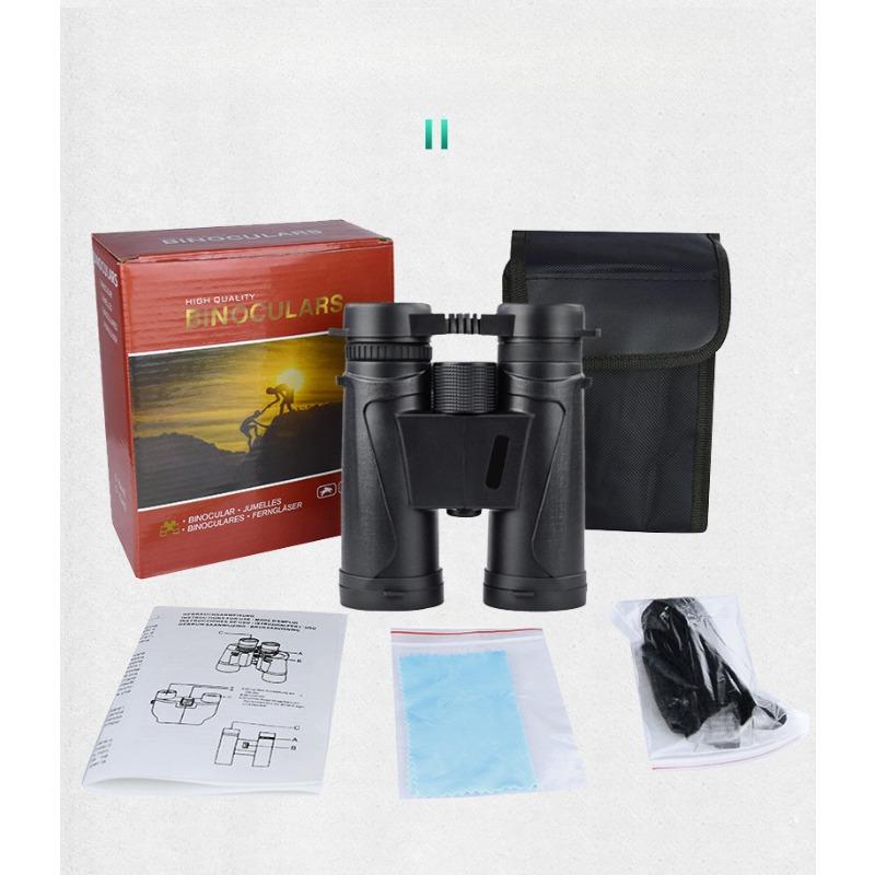 Hangrui Wholesale Straight 12×42 Binoculars High-definition Low-light Night Vision Concert Glasses.