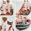 Childrens Kids Pirate Ship Pretend Toy Home Decoration Ornaments Safety Pirate Ship Model for Kids