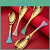 Creative Tableware Spoon Stainless Fish Steel Spoon Personalized Tableware Kitchenware Color Mermaid Spoon Soup Spoon