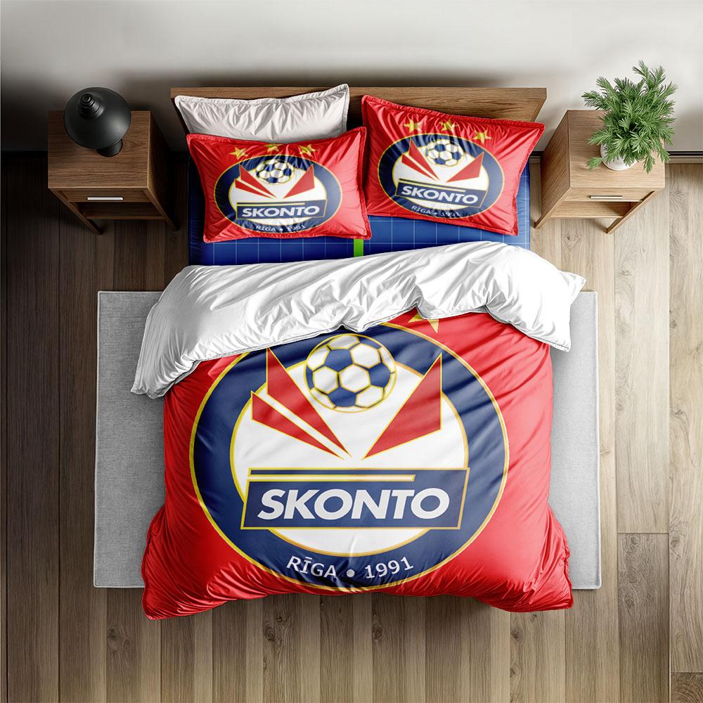 Skonto FA Duvet Cover Set without sheet King Queen Double Full Twin Single Size Bed Linen Set