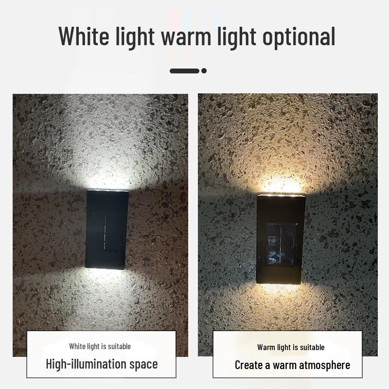 Solar Up/Down LED Outdoor Wall Light