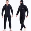 7mm Neoprene Wetsuit Full Body Front Zip Hooded Scuba Diving Snorkeling Swimming Warmth