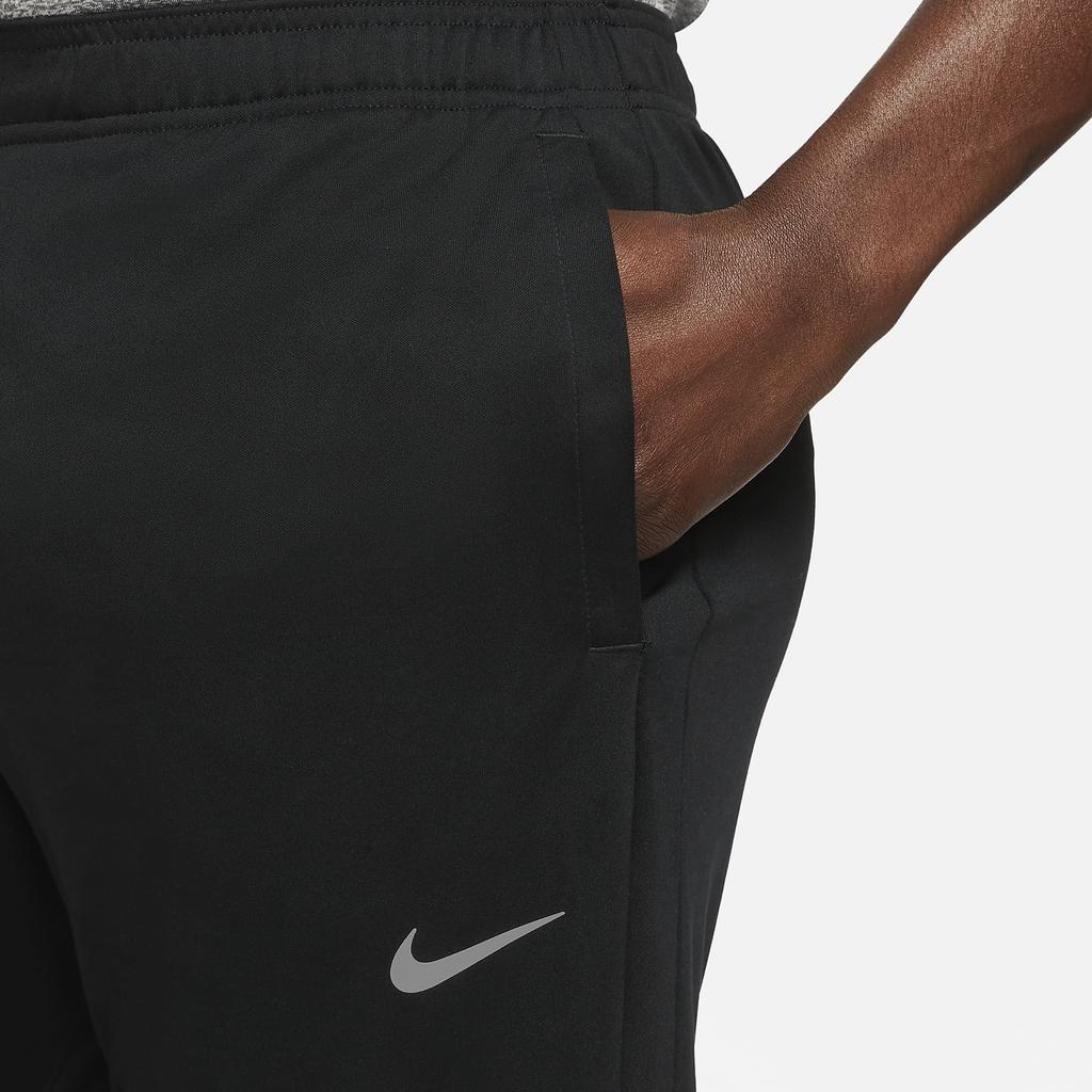 Nike Klassischer Logo-Print Rundhals Kurzarm Fitness-Training Laufen Gerippte Bündchen Lange Hose Lässiges Sportset Herren Sets AR5005-101+DD5004-010