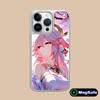 Game GI Miko Silver Plating Magsafe Mobile Phone Case for iPhone 17 16 15 14 13 12 11 Air Pro Max Plus Colorful Cover