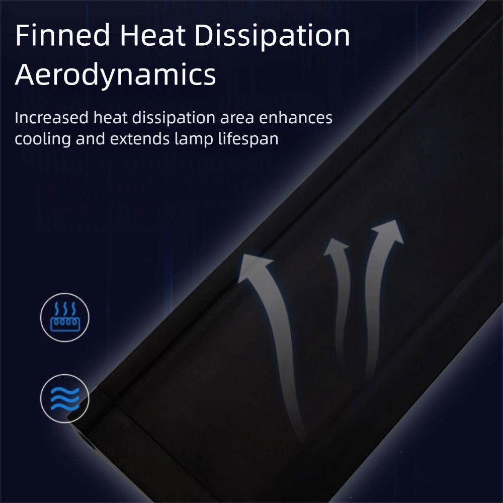 Fishbowl Lighting 7W Fish Tank Clip Light Ultra-thin Energy Saving Plant Growth Light Splash-proof Water Grass Light Office