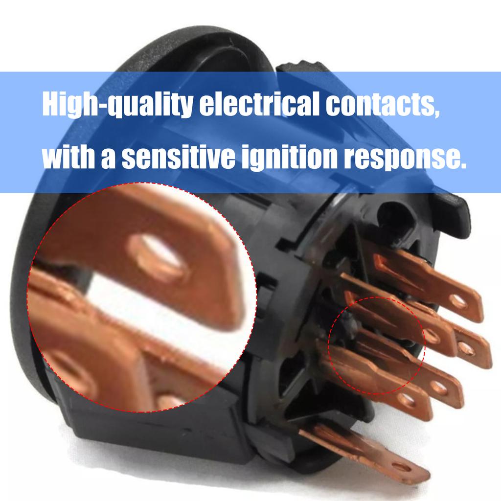 6Pin Ignition Switch For 72512066 725P12066 92512066 Lawn Mower Heavy Duty Quick Install Durable Plastic Construction