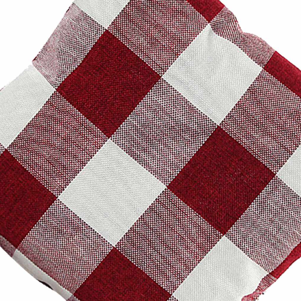 Cushion Cover ple Grid Checks Pattern Office Home Sofa Car Throw Pillow Case
