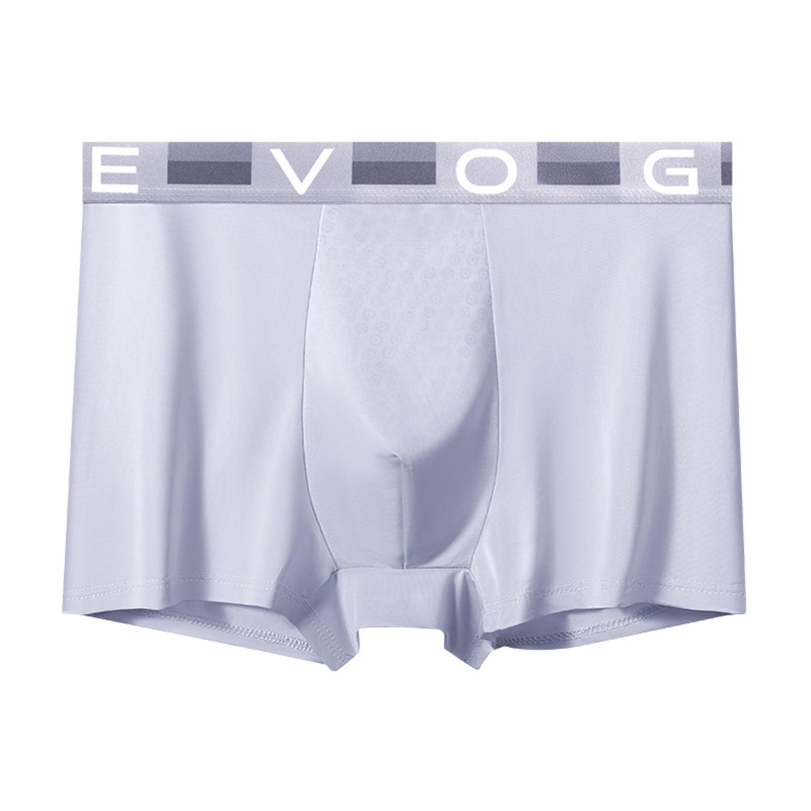 Men s Thin, Skin Friendly, Breathable Mid Waist Four Corner Underwear XXL