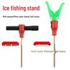 Ice Fishing Gear: Tent Pegs, Ice Anchors, Spiral Ground Screws, Rod Holder, Drill Tool