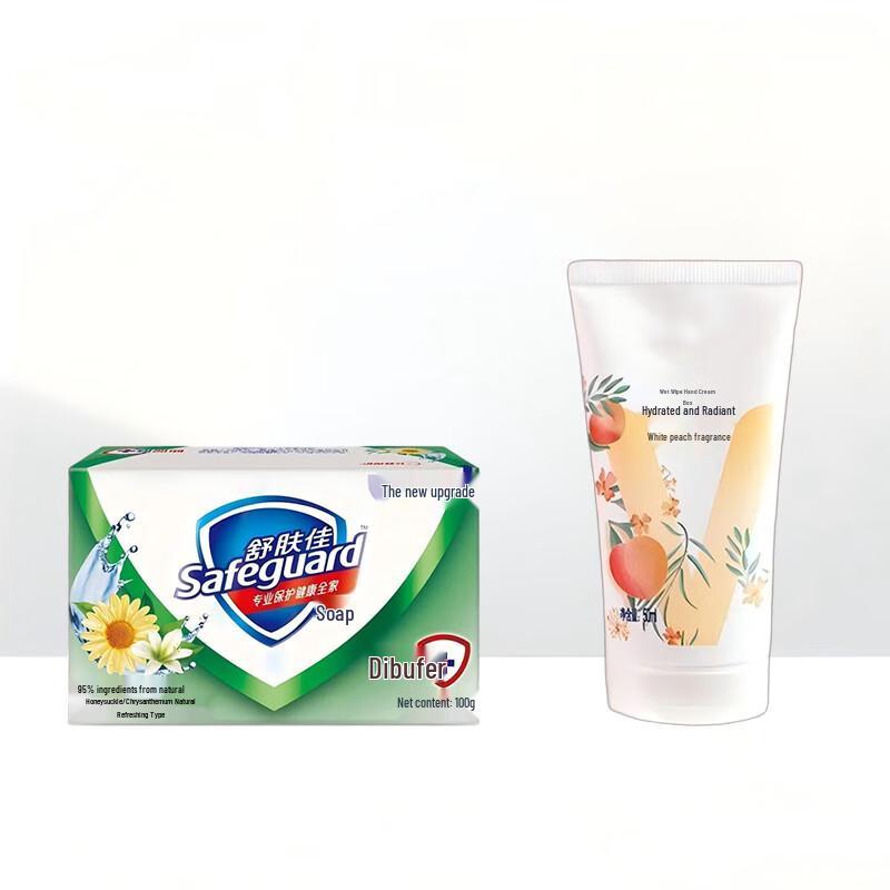 Safeguard Honeysuckle Soap & Peach Hand Cream Set (Manga Hand Edition)