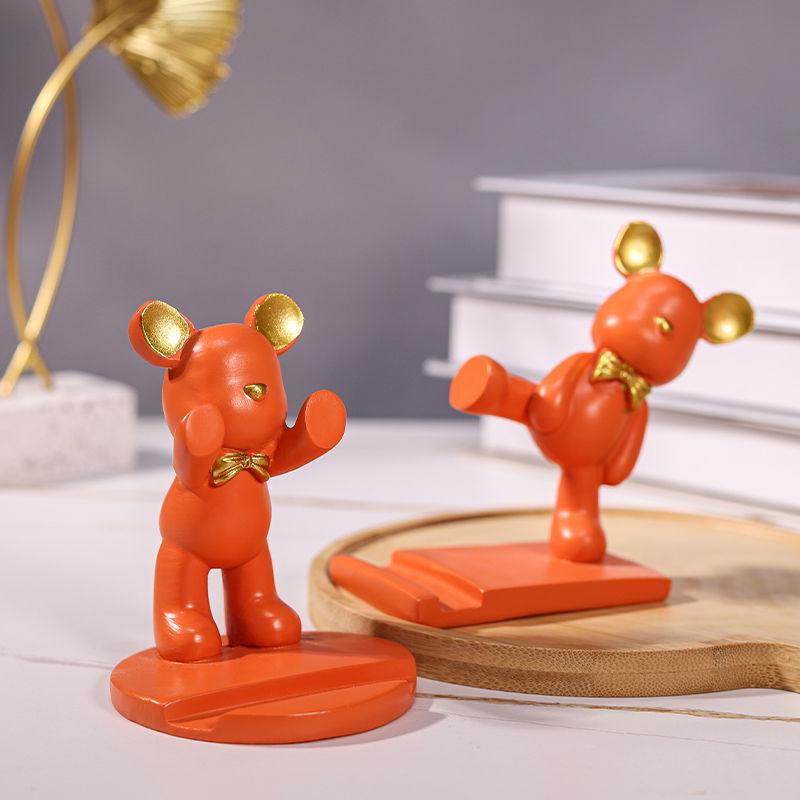Cute Cartoon Phone & Tablet Holder: Creative Desk Ornament for Home or Office Gifts