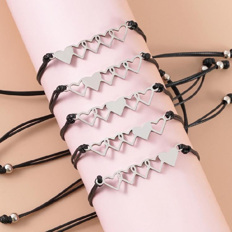 5x Sister Bracelet Jewelry Christmas Birthday Gifts for Couples Lover Friends