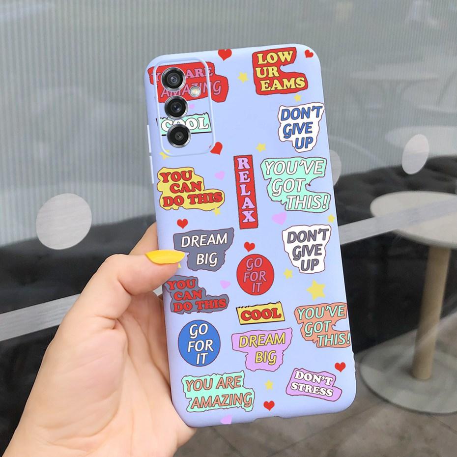 For Samsung Galaxy M52 5G Case Silicone Cute Cartoon Phone Cases For Samsung M52 M 52 SM-M526B Soft TPU Back Cover Fundas