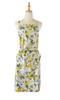 Friends Hill Short Apron Citrus Bird Gray