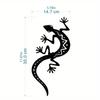 Metal Gecko 3D Wall Art Lizard Silhouette Home Decor Bedroom Living Room