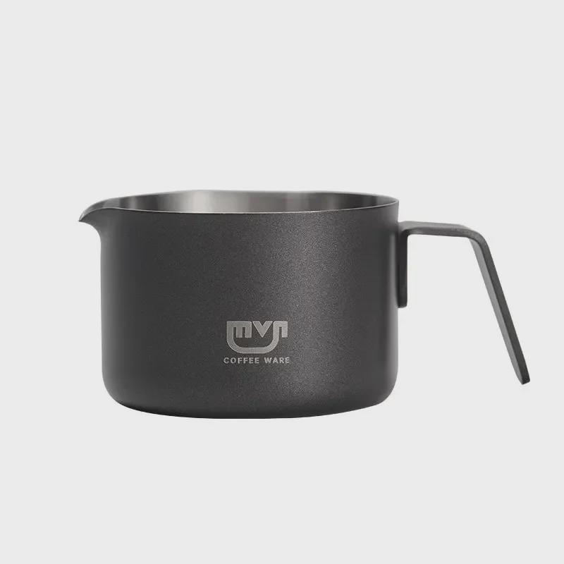 MUVNA Murwina Italian Xingyu Stainless Steel Espresso Cup, 100ml with Scale.