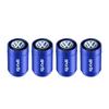 4Pcs Volkswagen Valve Cap Alloy Dust Cover Car Tire Accessories For VW Polo Golf GTI CC Tiguan Arteon Passat Jetta Touareg ID.3