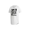 Training Round Neck Short Sleeve T-Shirt Women Tops White ED6173